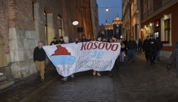 Demonstracja: Kosowo jest serbskie. 2018-02-17